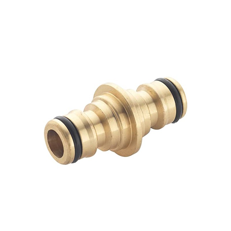 Spear & Jackson BWF7 Double Male Brass Hose Connector, Blue,