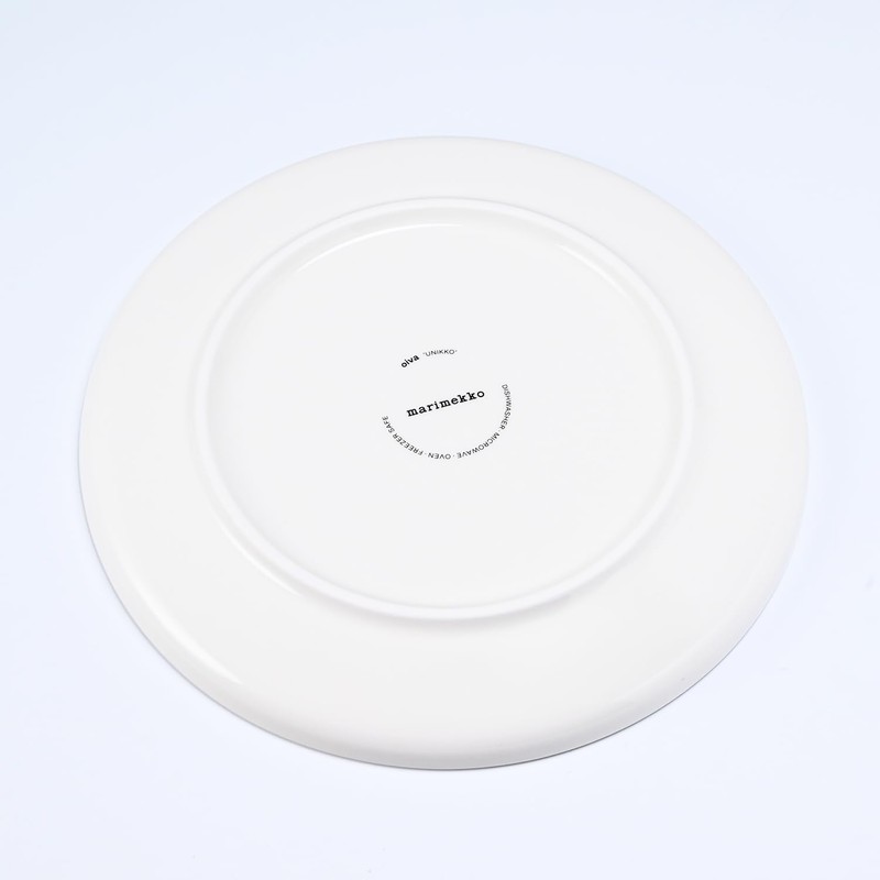 Marimekko 72864 072864 183 Unikko Unikko Plate, 7.9 inches (20