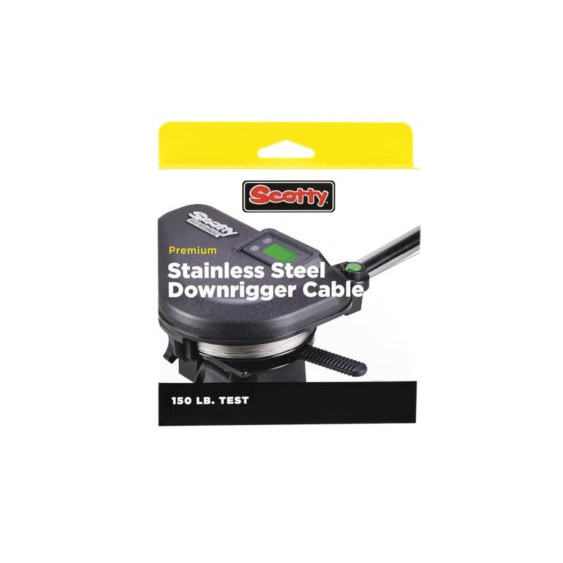 Scotty #1001K Premium Stainless Steel Replacement Downrigger Cable with Kit