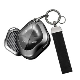 Rondrive Cover per Chiave Auto Protezione per Chiave Auto Compatibile con Jetour Dashing X-1 Plus DTC IDM 2022-2026 Metallo Protezione per DR Sportequipe 6 GT 2025 2026 Protezione per Chiave in Fibra