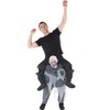 Unisex Piggy Back Zombie Fancy Dress Costume - With Stuff