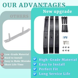 gtpartes - Soporte de panel de ajuste para portón trasero compatible con Ford F150 F250 F350 E7TB-9942502 E7TB-9942596 E9TB-994250 E9TB-9942596