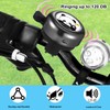 Children's Bicycle Bell with 1 Sticker in Different Patterns -