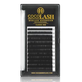 COCO Honey Lash Eyelash Extensions, Classic JC Curl [0.10mm], Faux Mink Individual Lash Extensions (Length: 8mm / 10mm / 11mm / 12mm / 13mm / Mix) (8mm)