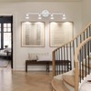 AIBOO Track Lighting Kit, Modern White Ceiling Spot Lighting with