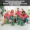 50 Football Gift Bags with 50 Gold Wire Ribbons Flat