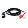 DRUT 1.2m 5 Pin DIN Male to 2 RCA Female