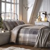 Dreams & Drapes Colville Check-100% Brushed Duvet Cover Set, 100%