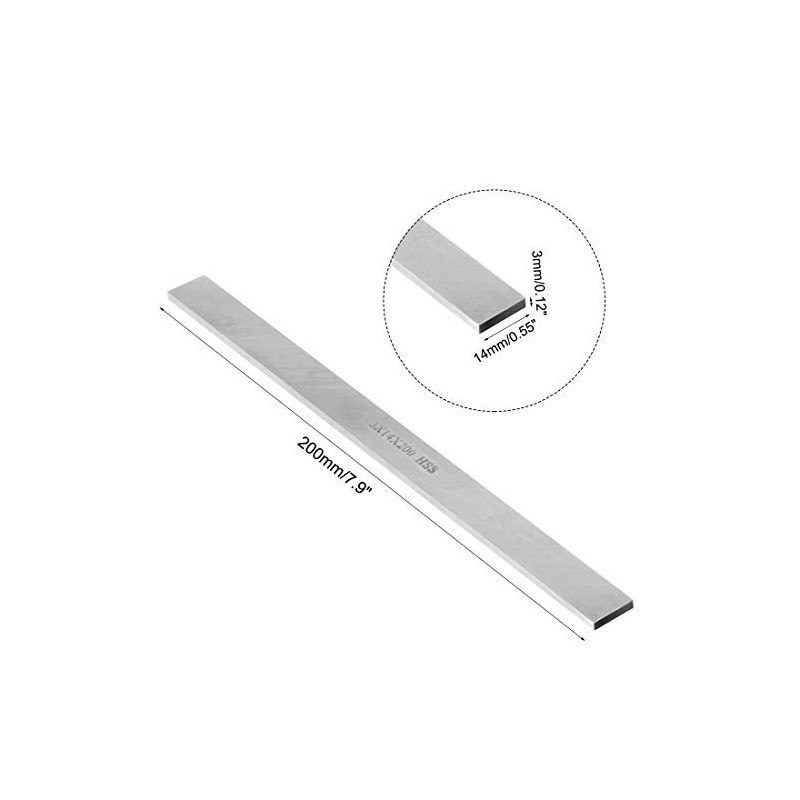 sourcing map HSS Lathe Tool Bit 3mm x 14mm x