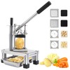 Commercial Vegetable Fruit Chopper, Stainless Steel French Fry Cutter with