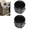 1 Pair NAB Hub Adapters Professional Aluminium Alloy 10 Inch