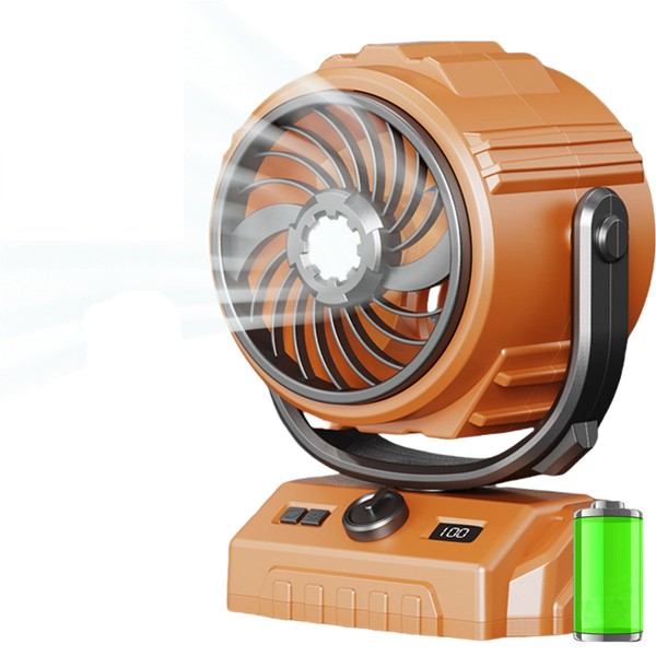 KITCHSTAR Portable Fan Rechargeable, 20000mAh Battery Powered with LED Lantern,