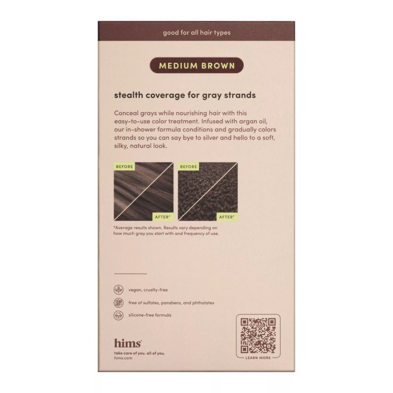 Hims Under Cover Hair Color & Conditioner for Men Semi