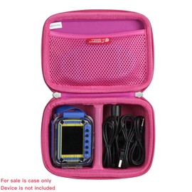 Hermitshell Travel Case for Ourlife Kids Underwater Camera Selfie Waterproof Action Cameras (Plum Red)