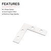DTGN 10 Pcs 38x38mm (LxW) L-Shaped Repair Board for Wood