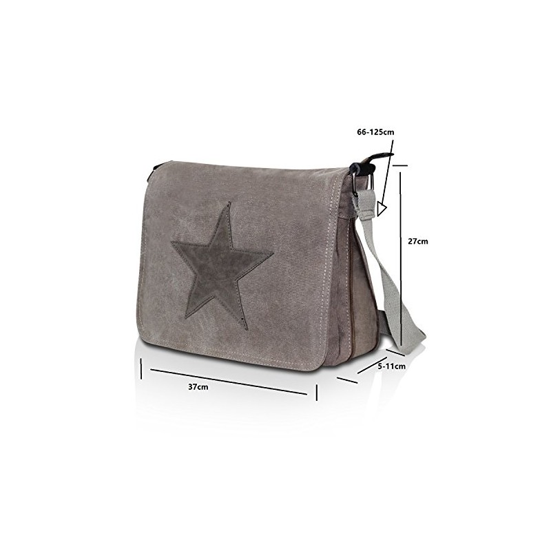 Gloop Women's Handbag Shoulder Bag Shoulder Bag with Sewn-on Star