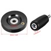 TOP-VIGOR 63mm Revolving Handle Hand Wheel, 8mm Hole Diameter Back
