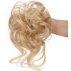Faringoto Curly Wavy Messy Synthetic Chignon Messy Bun Hair Piece