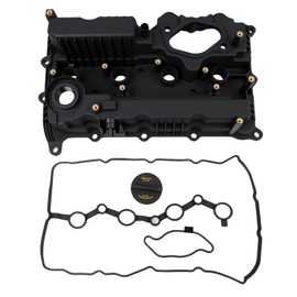 224002GGB0 Engine Valve Cover & Gaskets Compatible with 2015-2022 Hyundai Santa Fe Sport Sonata, Kia Optima Sorento Sportage 2.0L 2.4L, Includes Oil Filler Cap