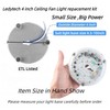 Ledytech 4 inch LED Retrofit Light Kit for Ceiling Fan