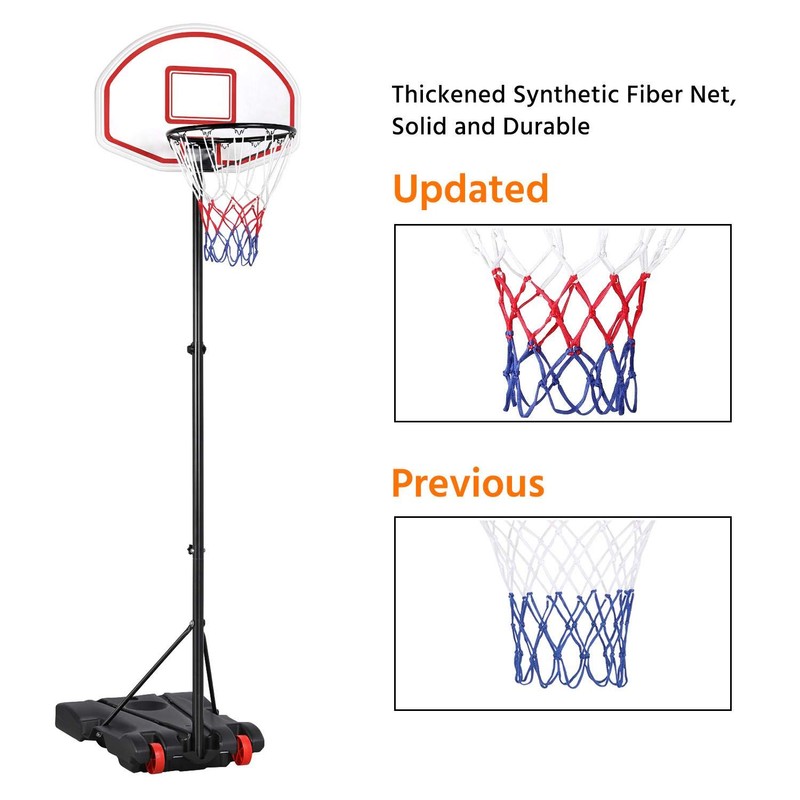 Yaheetech Portable Basketball Hoop for Kids/Youth Outdoor/Indoor Basketball Goals Stand