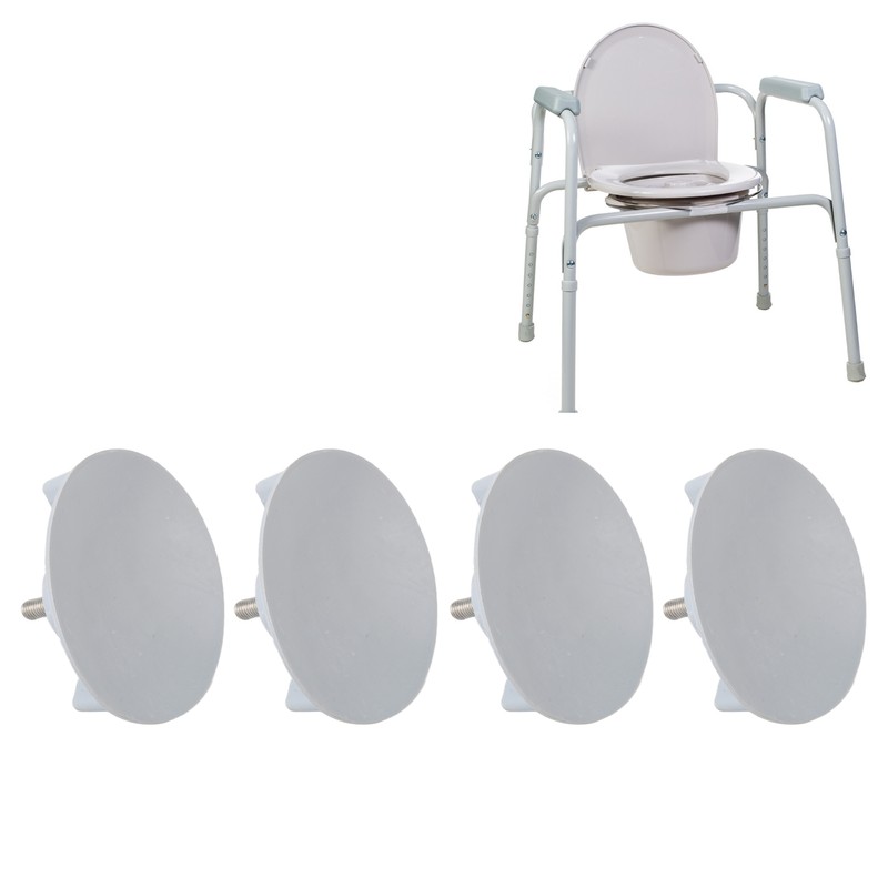 4pcs Elder Shower Chair Replacement Feet Large Suction Cups Rubber