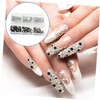Baluue 1set Shiny Flatback Glass Rhinestones for Nail Art Projects