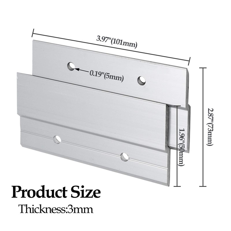 Zorfeter Z Hanger French Cleat Hanger 4 Inch - Mirror,