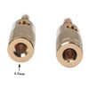 jojofuny 1pair Gold Plated Speaker Banana Plugs Durable Connectors for