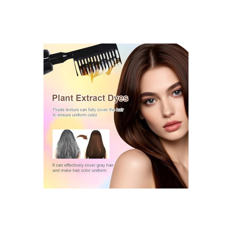 Hair dye Comb, Peine de Tinte 2 en 1 para