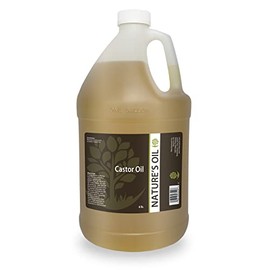 Castor Oil Gallon - 100% Pure & Expeller Pressed Carrier Oil for Hair Growth, Face and Skin Care, Eyelashes, Massage, Moisturizer and Softener - by Nature's Oil
