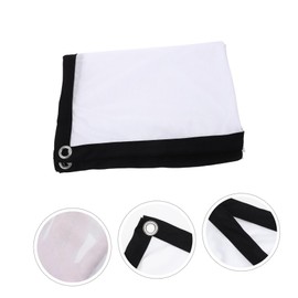 KONTONTY Portable Outdoor Projector Screen Easy Setup Projection Cloth for Home Theater and Outdoor Events High Definition for Versatile Use