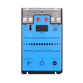 10A 300W MPPT Solar Charge Controller 12-80V Input 12-88V Output with OLED Display, Waterproof Design, Smart Temperature Control for RV, Home Solar System