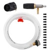 FIXFANS Adjustable Pressure Washer Long Range Nozzle, Downstream Injector Kit