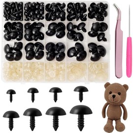 294 count Safety Eyes for Amigurumi, 6-20mm, 8 Sizes Safety Eyes with Washers for Crocheting, DIY Crafts, Stuffed - Color: 960pcs