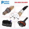 2 PCS 234-4528 & 234-4529 Oxygen O2 Sensor Upstream &