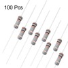 uxcell 100Pcs 10K Ohm Resistor, 1W 5% Tolerance Carbon Film