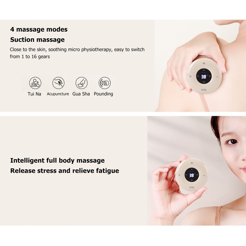 Electric Gua Sha Scrapping Massager USB Charging Multi Function Physical
