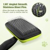 Pecute Self-Cleaning Slicker Brush for Dogs, Cats
