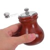 Zerodeko 1pc Pepper Mill with Crank Handle Wooden Salt and