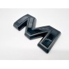 Auto Front GMC Gloss Black Matte Black OVERLAY Emblem Fit