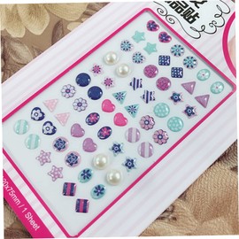 FOMIYES Boys and Girls Nail Art Sticker 6 Sheets Easy Diy Nail Sticker for Boys and Girls Set