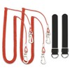 Fishing Rod Belt with Rope, Spiral Cord, Wired, 114.8 inches