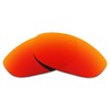 Alphax Fire Red Polarized Replacement Lenses for Oakley Monster Dog