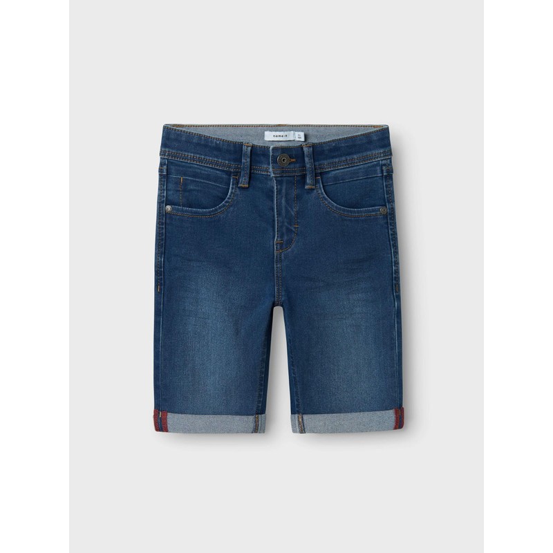 Name It Boys' Denim Shorts, Blue (Medium Denim Blue)