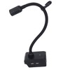 LED Work Light Cordless Gooseneck Lamp 3 Modes Dual USB