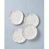 Lenox Blue Bay Dots 4-Piece Dinner Plate Set, 4 Count