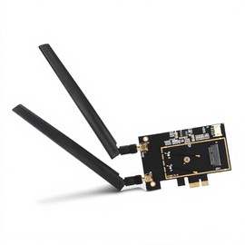 Wifi Inalámbrico Tarjeta PCIe PCI-E Tarjeta M.2 / NGFF Adaptador Pasivo WiFi y BT Combo Tarjetas Original Original para 2.4 / 5G Antena de Doble Frecuencia Compatible con Tarjetas PCIe Mini: IEEE WLAN