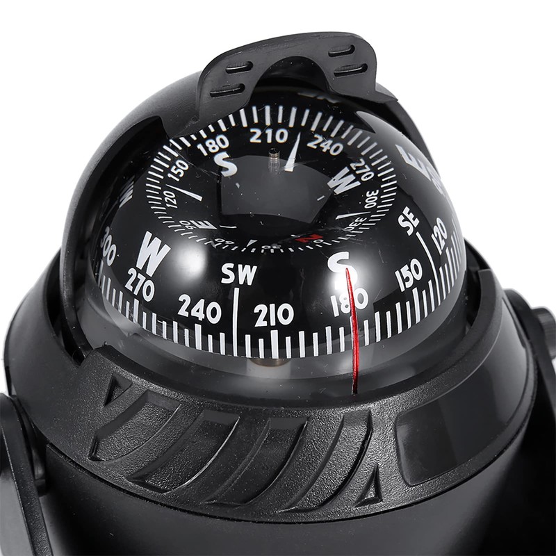 ANKROYU High Precision LED Light Car Compass, Rotating Compass Navigation