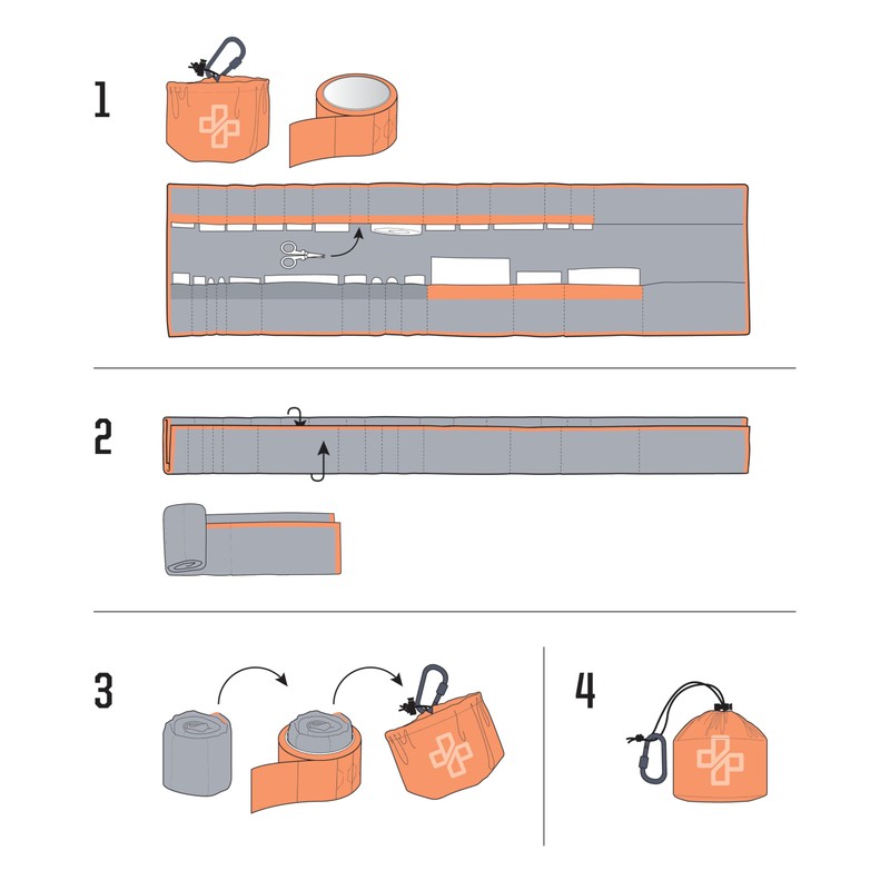 Duct-Aid Compact First Aid Kit, Medical Grade Adhesive, Emergency Response